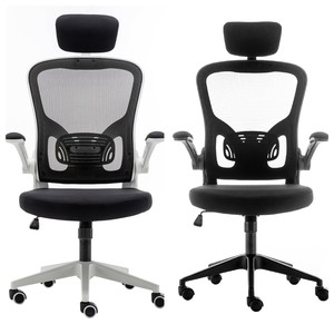 Enjoyseating <span class=keywords><strong>Ergonomic</strong></span> Ghế văn phòng lưới máy tính với tựa đầu có thể điều chỉnh hỗ trợ thắt lưng Flip-up armrest Giám đốc điều hành nhà nghiên cứu - Product Image 5