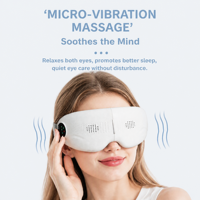Masseur oculaire portable avec musique Bluetooth, appareil de soin des yeux, masque de sommeil, massage musculaire, cadeau pour maman et papa