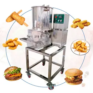 OCEAN Chicken Nugget Manufacturer Hamburger Meat Molding Food Make Automatic Burger Machine for Sale