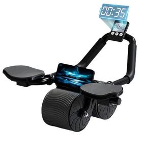 Rodillo abdominal para equipo de gimnasio en casa con temporizador de rodillera con material PP - Product Image 1