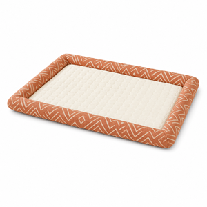 ZT Modern Sustainable Oxford Fabric Foam Linen Plaid Pet <b>Pad</b> Cat & <b>Dog</b> Bed Summer Cooling Mat - Product Image 1