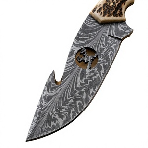 Handcrafted Stainless Steel Hunting Knives with Comfortable Handmade Wood Handle & <b>Leather</b> Sheath hunting Knifes - Product Image 6