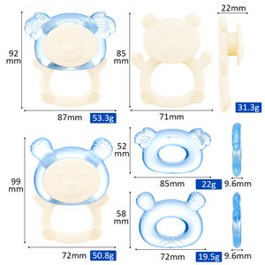 Mordedor de Silicona con Forma de Oso Perezoso, Relleno de Agua, para Bebés, Libre de BPA, Juguete de Silicona para Bebés - Product Image 5