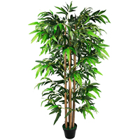 Vraie Touche Décoration Plante Artificielle Faux Décoratif Grand Extérieur Intérieur Faux Arbres Artificiel Arbre de Bambou