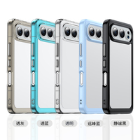 Coque de protection antichoc Lichicase avec bordure colorée pour Honor X6D 600 Lite Play 60A, étui transparent pour téléphone portable