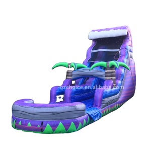 Trượt Nước Inflatable Lớn Với Bể Bơi Trượt Nước Thương Mại - Product Image 1