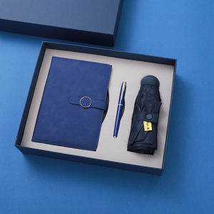 <span class=keywords><strong>Promo</strong></span> Großhandel Business Notizbuch Journal für Geschenke Anpassbares PU-Leder A5 Notizbuch Geschenkset Mit Stift, Thermobecher und USB - Product Image 5