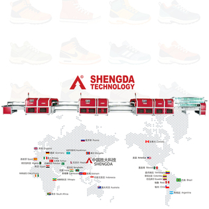 Máquina de Fabricación de Calzado Totalmente Automática SHENGDA, Línea de Producción de Calzado Deportivo Casual <span class=keywords><strong>Adidas</strong></span>, Transportador de Cementación, Servicio ODM OEM - Product Image 1