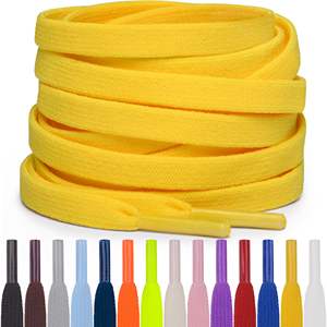 Lacets de chaussures de sport épais pour baskets, lacets plats durables pour chaussures de course et de sport - Product Image 1