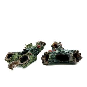 Decoración de acuario Reptil Escondite Gran Reptil Roca Escondite <span class=keywords><strong>Cueva</strong></span> Reptil Anfibio Tortuga <span class=keywords><strong>Puente</strong></span> Serpiente Oculta Roca de resina - Product Image 3