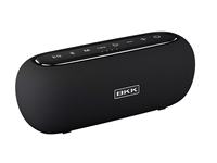 Enceinte portable BKK X600 IP65 étanche V5.3 avec lumière RGB et deux microphones pour karaoké