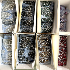 Cristalli Decorativi a Forma di Diamante, Strass Piatti Non Termoadesivi, <span class=keywords><strong>Pietre</strong></span> di Vetro Rotonde per Decorazione di Abiti e Unghie - Product Image 6
