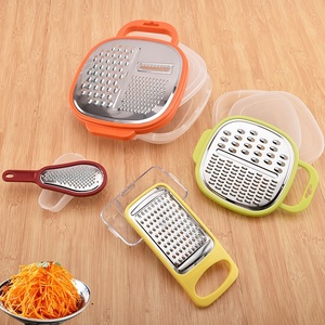 Cortador de <span class=keywords><strong>Queso</strong></span> de Acero Inoxidable con Caja, Raspador de <span class=keywords><strong>Queso</strong></span>, Cortador de Melón, Cortador de Verduras, Utensilios Pequeños de Cocina - Product Image 1