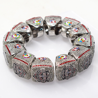 Bague de championnat de ligue de hockey sur glace personnalisée, bague de champion de tournoi de hockey sur glace pour jeunes, nom, numéro et logo personnalisés, articles sportifs
