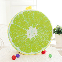 40cm Geïmiteerde Watermeloen Oranje Spons Kussen Sofa Kussen Pluche Speelgoed Creatief Cartoon 3D Fruit Kussen Pluche Speelgoed Groothandel