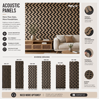 Panneau mural acoustique flexible en lattes de bois, design décoratif pour bureau, hall d'accueil, hôtel et intérieur commercial