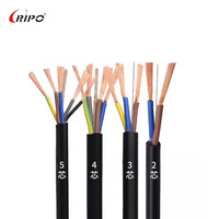 2,5mm flaches 4-adriges High-Flex-Stromkabel mit Kupfer leiter und PE-Isolierung RoHS-konform für den industriellen Einsatz