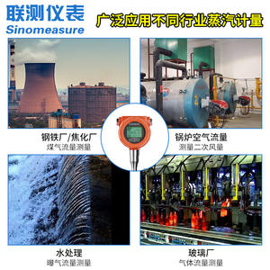 Capteur de débit massique de gaz thermique haute précision LianCe pour les conduites de gaz de combustion et d'air comprimé azoté (type d'insertion) - Product Image 2