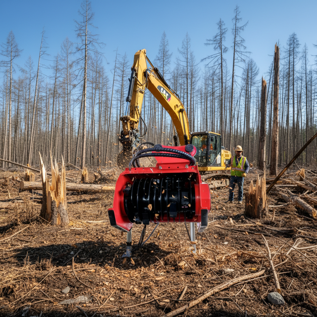 Wigon Electric Land Clearing Forestry Monitoring System with Motor From Shandong Land Clearing Machine Forestry Mulcher