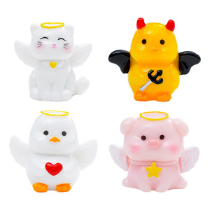 Adorabili statuette di maialini KI Yuewu, graziosi accessori decorativi fai-da-te, mini ornamenti per auto <span class=keywords><strong>e</strong></span> scrivania - Product Image 5