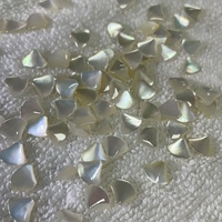 Ventes directes d'usine 11.5*14.6mm blanc coquille naturelle pierre vadrouille secteur forme nacre coquille