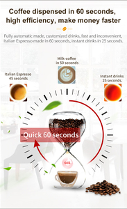 Tcn Hot Bán thông minh trà cà phê Robot Máy bán hàng tự động hoàn toàn tự động cho doanh nghiệp không dùng tiền mặt thanh toán Malaysia - Product Image 3