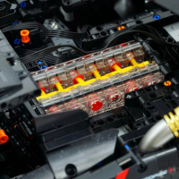 GULY 10639 Bloques de Construcción de Superauto Poison a Escala 1:8, 3089 Piezas, Modelo MOC de ABS, Juguete Técnico STEM y Electrónico, Regalo para Adultos