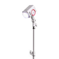 Projecteur de studio professionnel pour la danse et le streaming en direct, lumière d'appoint LED COB à CRI élevé avec température de couleur réglable et support