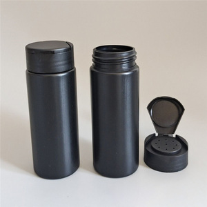 150ml Đen HDPE chai nhựa với nắp lật rỗng bột lỏng container cho mặt nạ Màn hình in ấn bề mặt lỗ - Product Image 4