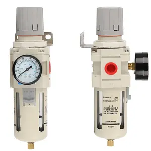 Standard Automatic AW4000-04 G1/2 Inch Air Filter Regulator Pneumatic Air Source Treatment With Different Pressure Drain