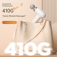 Masseur musculaire à percussion silencieux, sans fil, rechargeable par USB, 2400 mAh, 6 vitesses, 6 têtes, pour tissus profonds, sans balais