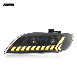 Ensemble de phares Jushun <span class=keywords><strong>Audi</strong></span> <span class=keywords><strong>Q7</strong></span>, feux de jour LED, clignotants dynamiques, rétrofit 2006-2015 - Product Image 2