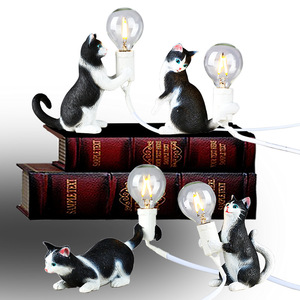 Lampe Chat Nordique Créative pour Salon, Chambre, Magasin de Vêtements, Décoration, Lampe de Table Animaux, Mini Lampe Chat, Veilleuse - Product Image 1