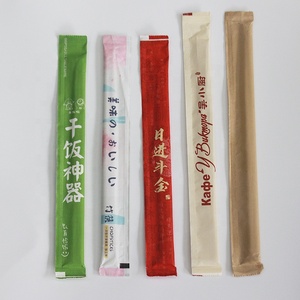 Baguettes japonaises jetables en bambou pour sushi, baguettes personnalisées avec logo sur mesure - Product Image 5