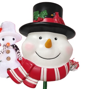 OEM/ODM Custom Blow Mold Christmas Decorations Plastic <b>Crafts</b> Christmas Snowman with <b>Light</b> - Product Image 1