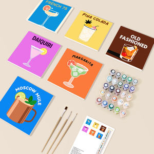 Regalo <span class=keywords><strong>de</strong></span> Navidad Orfon <span class=keywords><strong>pintura</strong></span> en miniatura por números juego <span class=keywords><strong>de</strong></span> 6, 15x15cm pequeño kit <span class=keywords><strong>de</strong></span> arte DIY, Dropshipping global personalizable - Product Image 3