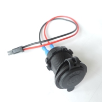 Kabel Pemantik Rokok Mobil Kustom Colokan Soket Wanita Ke 172256-3102 Adaptor Konektor 2 Pin 18AWG 12V Harness Kawat