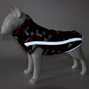 Novo Design Quente Dog Jacket Inverno Luz Reflective Cat Dog Casaco Dog Jacket Waterproof Pet Jacket Roupas