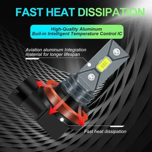 1pc H16 5202 <strong>PS19W</strong> PSX24W 2504 H7 9006 HB4 HB3 9005 H11 H8 H9 3570 <strong>LED</strong> 4000LM Auto Fog Lamp Car Anti Fog Light Bulb 6000K 12V - Product Image 6