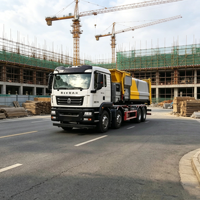 Camion benne à benne arrière SITRAK G5 8x4 manuel diesel avec crochet de levage hydraulique, moteur Euro 6, 2.3L, 31000kg MVM, Hubei