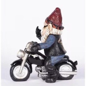 Statue de nain en résine, artisanat, père Noël <span class=keywords><strong>barbu</strong></span>, cadeau de Noël, décorations de jardin, nain qui peut offrir des cadeaux, vente en gros - Product Image 4