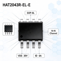 HAT2043R-EL-E Dual N Channel MOSFET SOP-8L 30V 6A Transistor Mode Enhancement untuk Manajemen Daya
