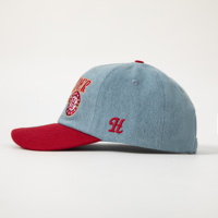 Casquette de baseball non structurée en denim délavé vintage, brodée avec logo personnalisé, vente en gros directe usine pour marques streetwear