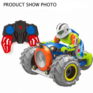 Voiture de cascade télécommandée amphibie 2.4 GHz, motos étanches pour jouets de plage aquatique - Product Image 3