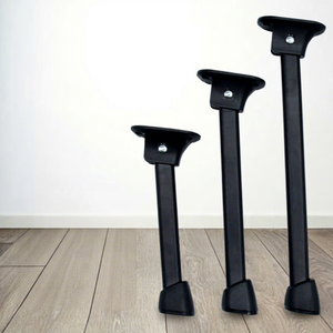 Patas de Mesa Plegables Minimalistas de Acero al Carbono con Recubrimiento en Polvo, Resistentes, de 10-60 cm, para Escritorios, Sillas y Camas - Product Image 1