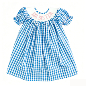 Vestido de Verano Informal Personalizado para Hermana Mayor, de Algodón y Elastano, para Niñas, Bonito Vestido de Princesa, Ropa de Hermana al por Mayor - Product Image 4
