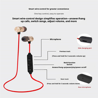 Headset Bluetooth Neckband Magnetik Langsung dari Pabrik, Earphone Olahraga In-Ear, Hadiah Custom