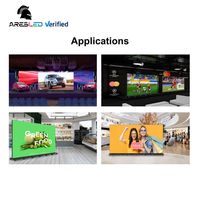 Écran d'affichage numérique LED portable double face P1.5 P1.8 P2.5 pour intérieur, panneau mural vidéo, bannière pour magasins de détail