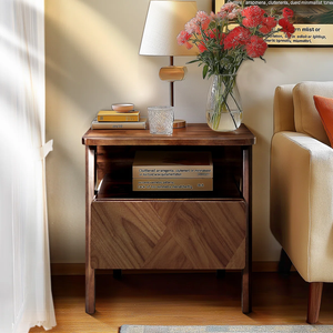 Muebles de Dormitorio Modernos de Vietnam, Mesita de Noche de Madera de Alta Calidad, Modelo MD11, Muebles para el Hogar OEM - Product Image 3