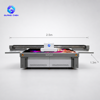 GC2513 Großformat-UV-Flachbettdrucker 2500*1300mm Digitaler Tintenstrahldrucker für Metall, Acryl, Leder, Holz, PVC